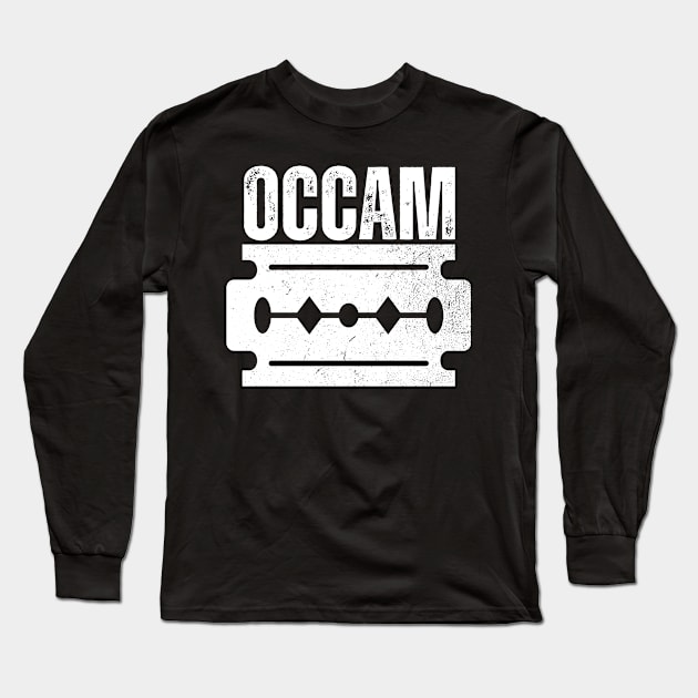 Occam's Razor Long Sleeve T-Shirt by Oolong